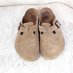 Birkenstock taupe mules 38 (7.5)